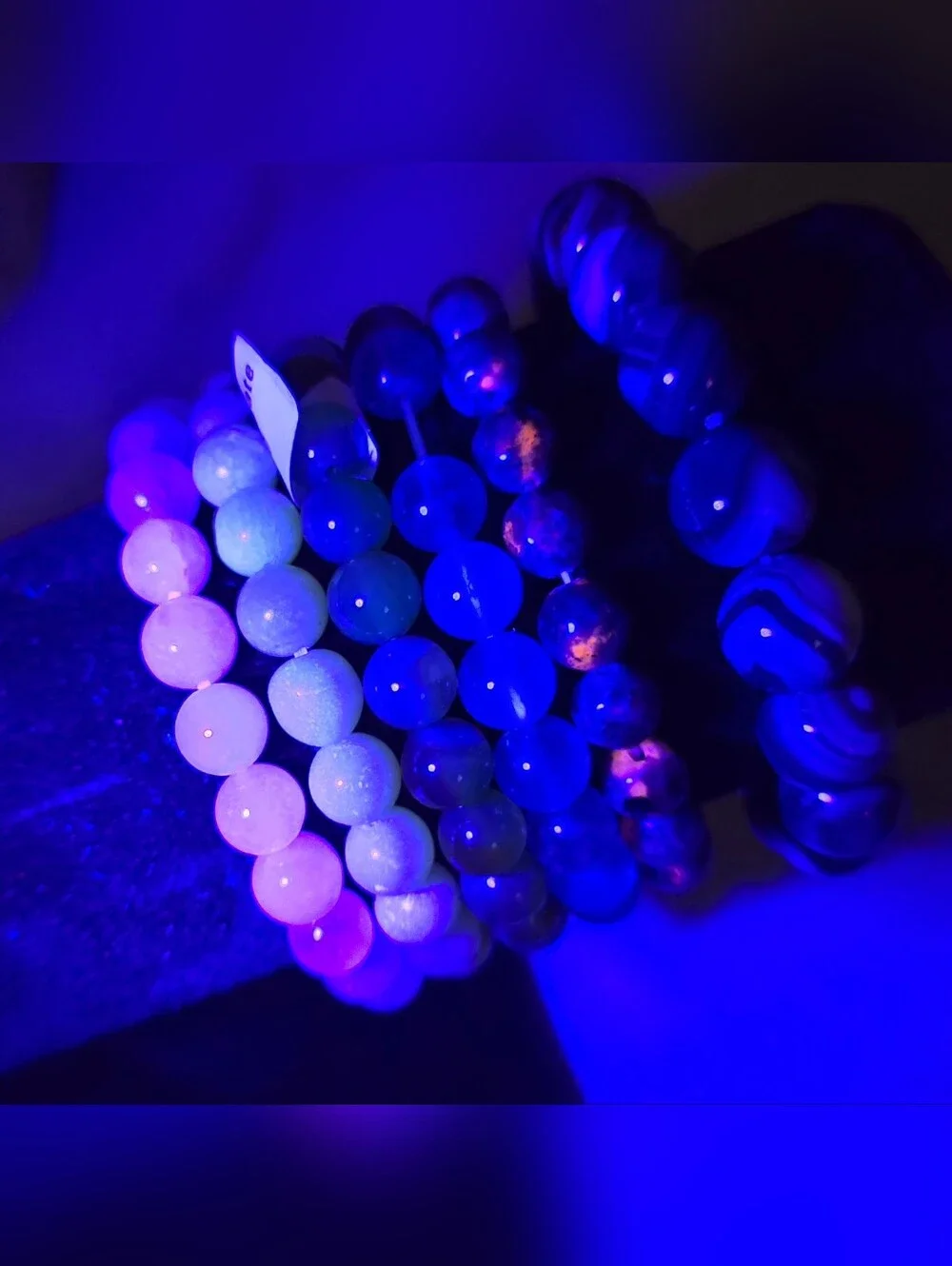 NWT Lot Of 13 Beaded Gemstone Bracelet Stack - Multi Color